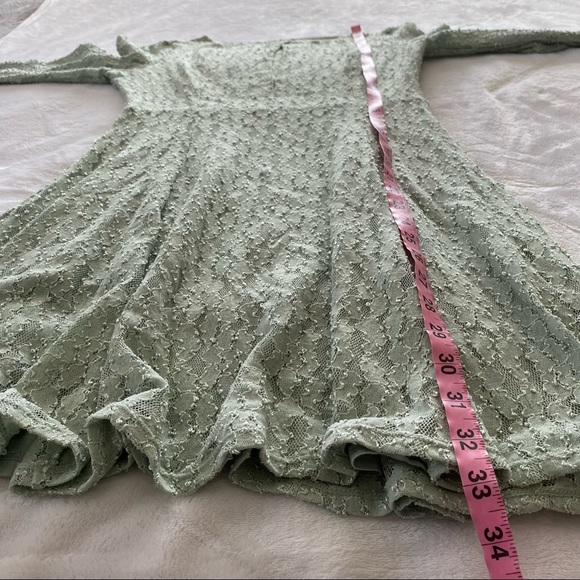 Free People Teen Witch Lace Dress in Foam Green - Picture 11 of 11